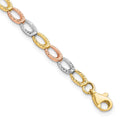 10K Tri-Color D/C Bracelet