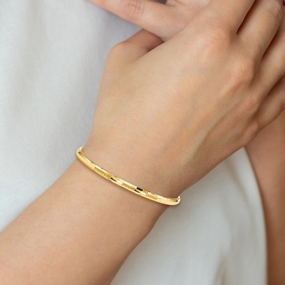 10K Polished Bangle