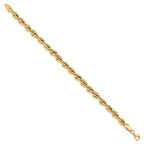 10K Polished Fancy Link Bracelet