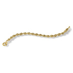 10K Polished Fancy Link Bracelet