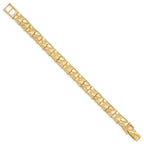 10k 10.0mm Nugget 8 inch Bracelet