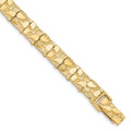 10k 10.0mm Nugget 7 inch Bracelet