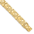 10k 12.0mm Nugget 8 inch Bracelet