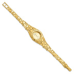10k 22mm Champagne Dial 7 inch Nugget Watch