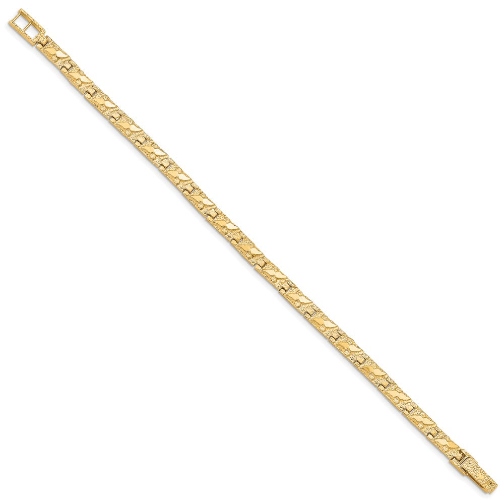 10k 4.0mm Nugget 7 inch Bracelet