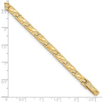 10k 4.0mm Nugget 7 inch Bracelet