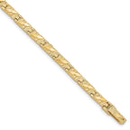 10k 4.0mm Nugget 7 inch Bracelet