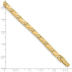 10k 5.5mm Nugget 7 inch Bracelet
