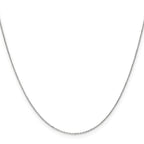 10k WG .8mm D/C Cable with Spring Ring Clasp Chain