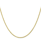 10k 1.3mm Heavy-Baby Rope Chain