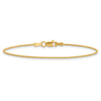 10k 1.2mm Parisian Wheat Chain
