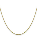 10k 1.1mm Round Snake Chain