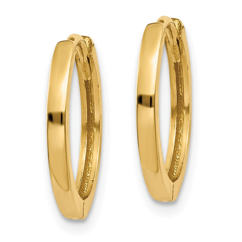 10k Hinged Hoop Earrings
