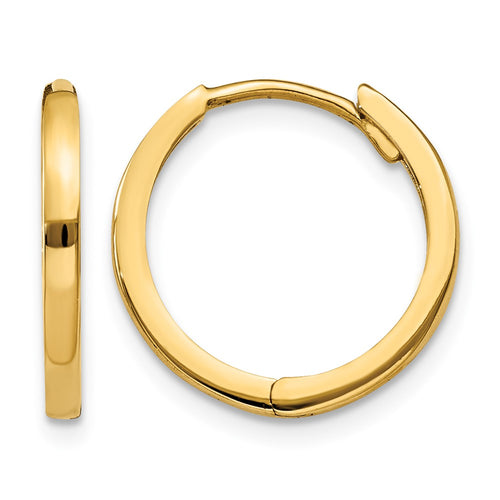 10k Hinged Hoop Earrings