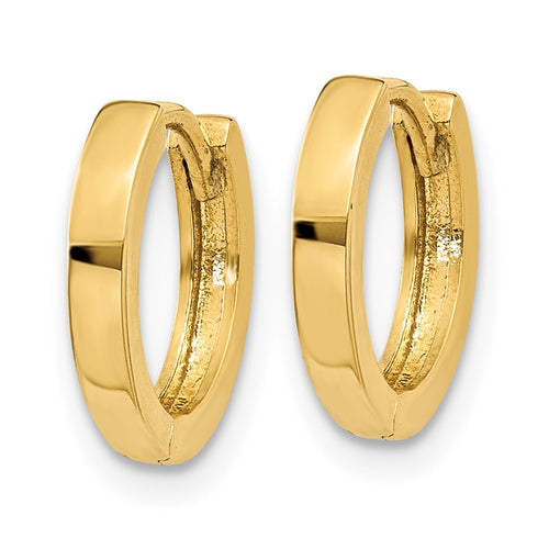 10k Hinged Hoop Earrings