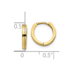 10k Hinged Hoop Earrings