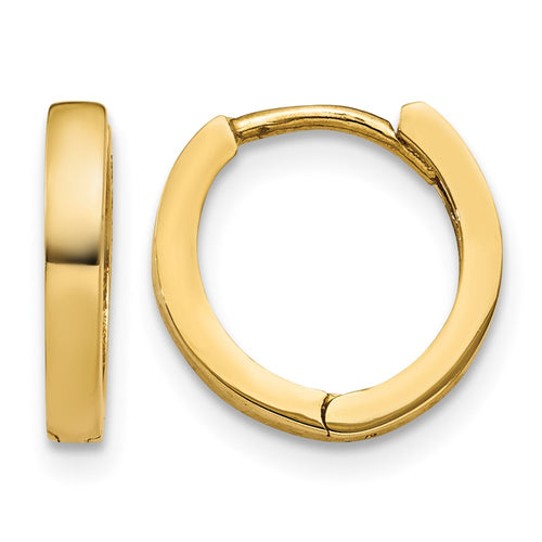 10k Hinged Hoop Earrings