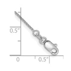 10k WG .85mm Spiga Chain Anklet