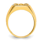 IB Goodman 10k and White Rhodium Mens Diamond DAD Ring