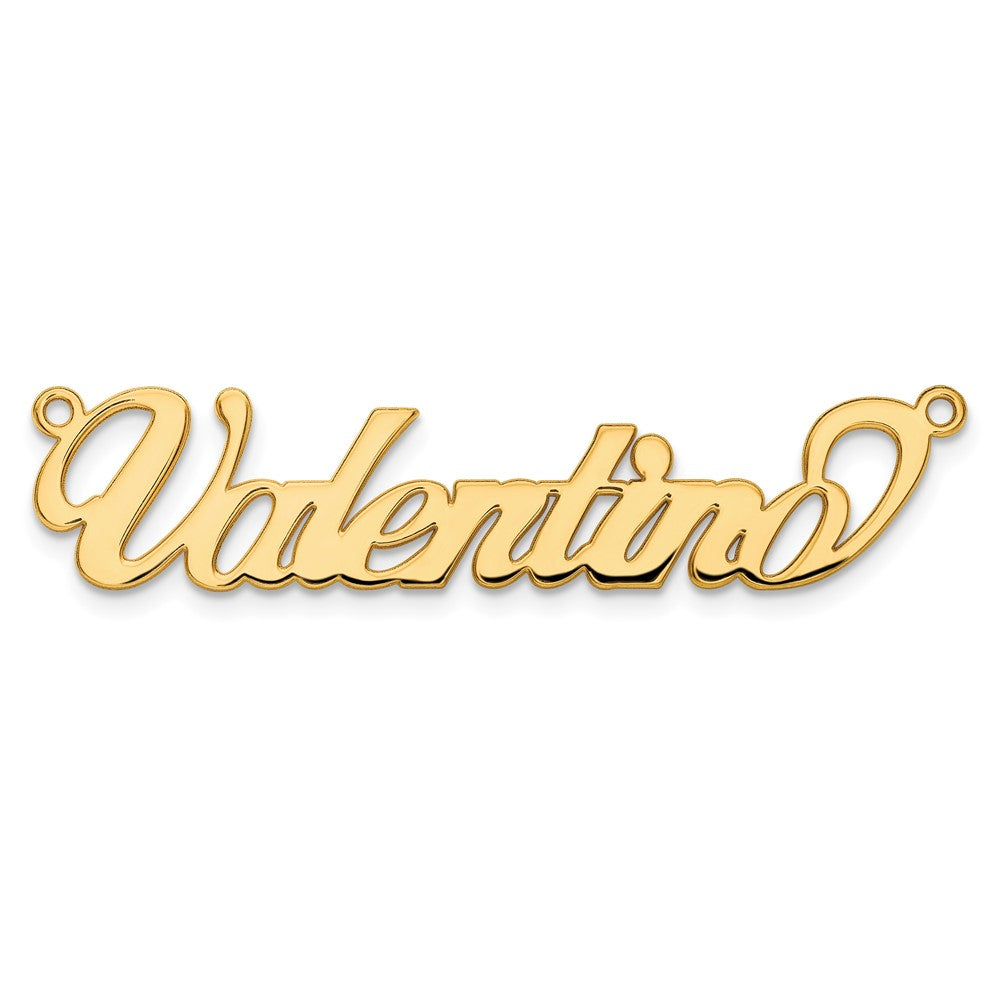 10k Yellow Gold Name Plate
