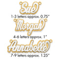 10k 3D Two-tone Polished Name Plate