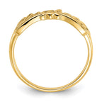 10k Yellow Gold Name Plate Ring