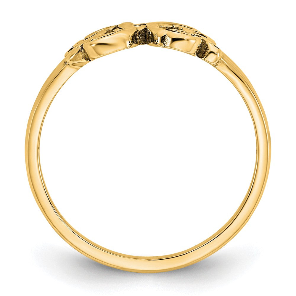 10k Yellow Gold Monogram Ring