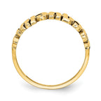 10K Polished Personalized Name Ring