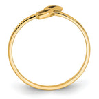 10k Yellow Gold Script or Block Font Initial Ring