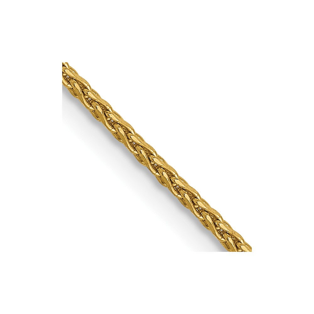 14K 1.0mm D/C Wheat Chain