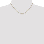 14k Rose Gold .85mm Spiga Chain