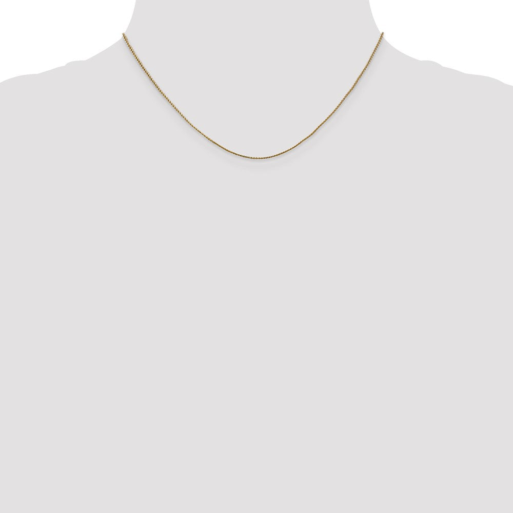 14k Rose Gold .85mm Spiga Chain