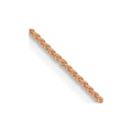 14k Rose Gold .85mm Spiga Chain