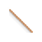 14k Rose Gold .85mm Spiga Chain