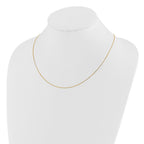 14K Adjustable .55mm Baby Box Chain