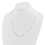 14K Adjustable .55mm Baby Box Chain