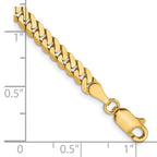 14K 3.9mm Flat Beveled Curb Chain