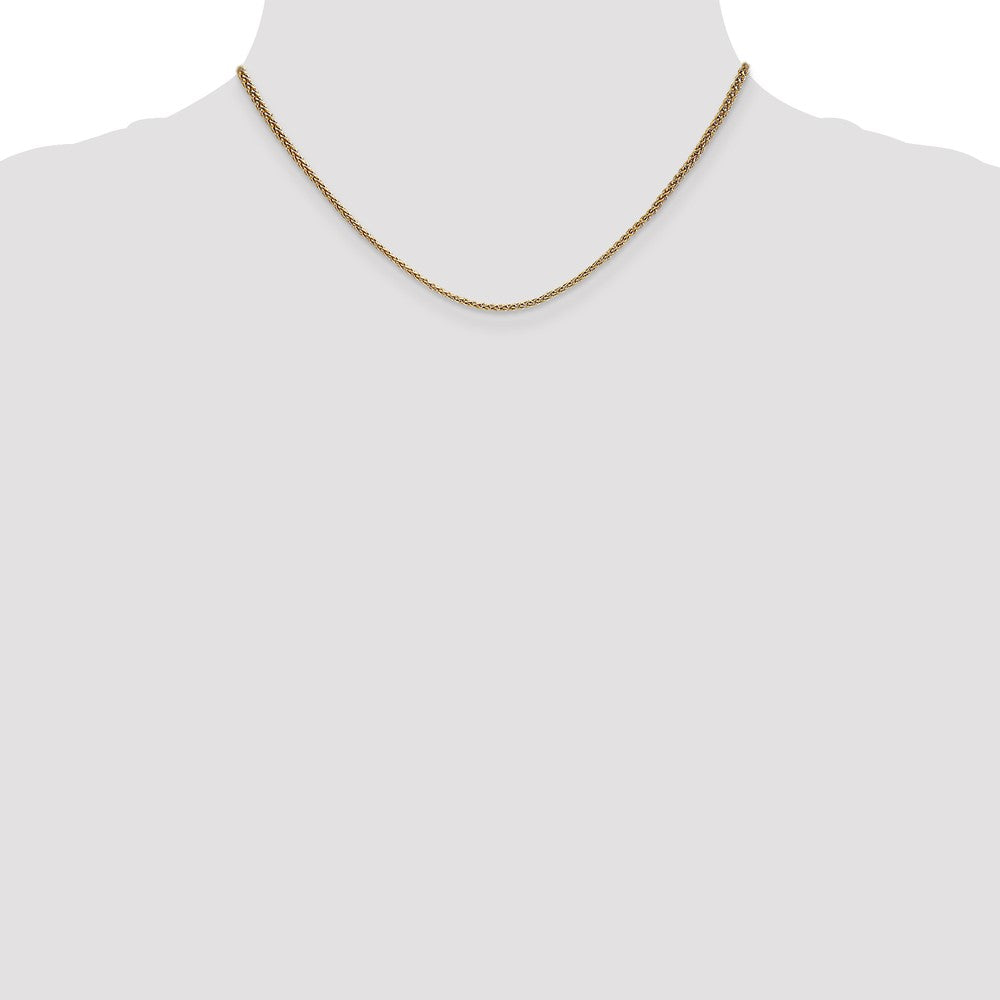14k 1.7mm Spiga Chain