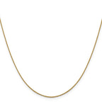 14K 1.0 mm D/C Cable Chain
