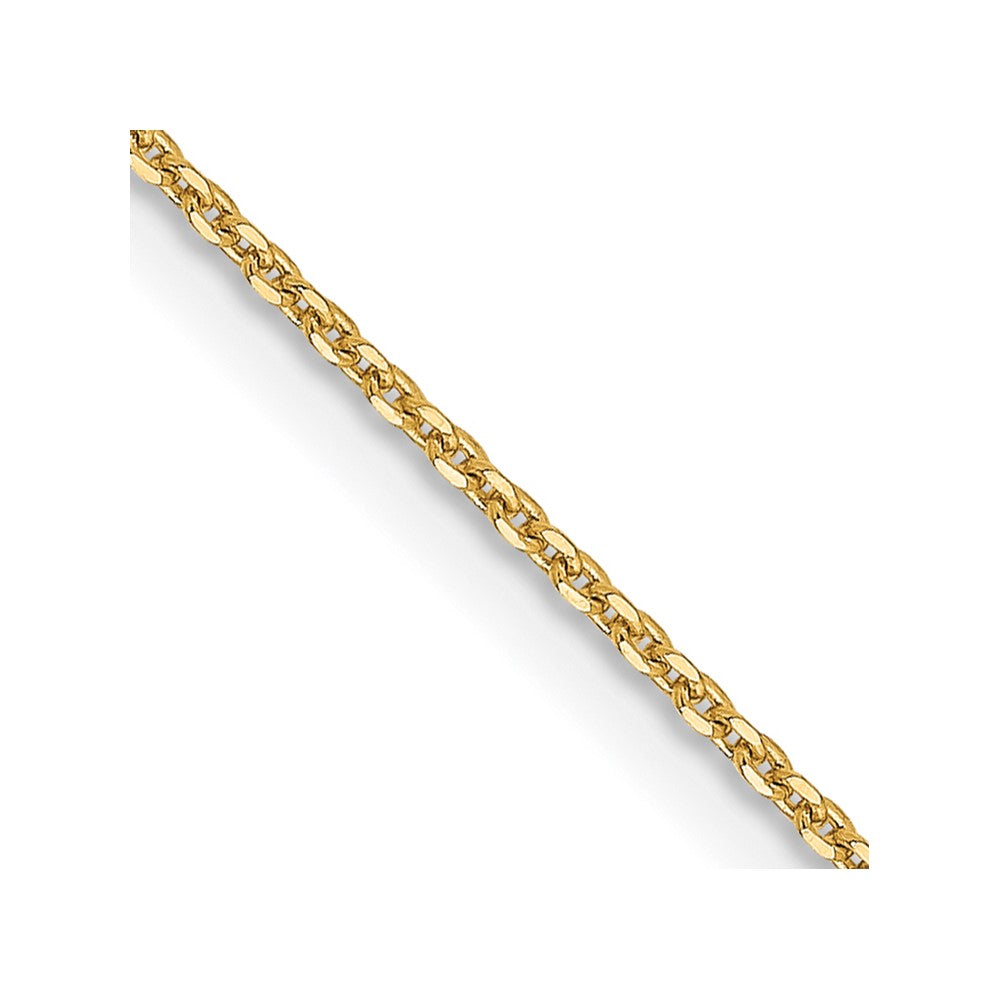 14K 1.0 mm D/C Cable Chain