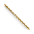 14K 1.0 mm D/C Cable Chain