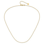 14K Adjustable .9mm D/C Twisted Box Chain