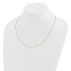 14K Adjustable 1.15mm D/C Oval Link Chain