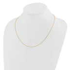14K Adjustable 1.1mm D/C Cable Chain