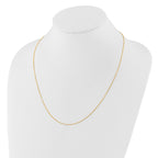 14K Adjustable 1.1mm D/C Cable Chain