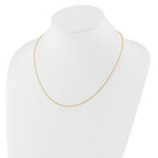 14K Adjustable 1.25mm D/C Cable Chain