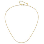 14K Adjustable 1.25mm D/C Cable Chain