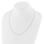 14K Adjustable 1.25mm D/C Cable Chain