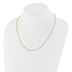 14K Adjustable 1.5mm Wheat Chain