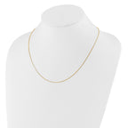 14K Adjustable .7mm Baby Box Chain